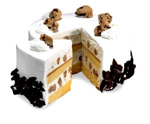 1 Serving Cookie Dough Delirium - 6" Round Cake