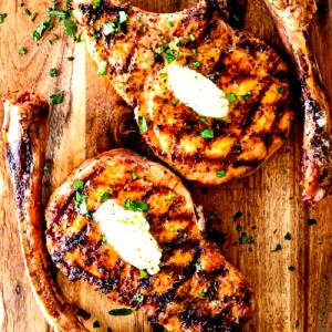 1 serving Cowboy Pork Chop (Dinner)