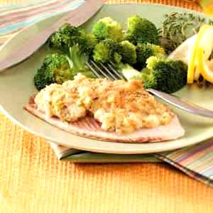 1 serving Crab-Crusted Tilapia