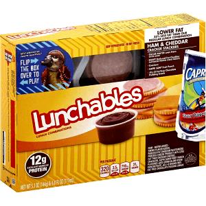1 Serving Cracker Stackers, Cracker Combo Ham & Cheddar