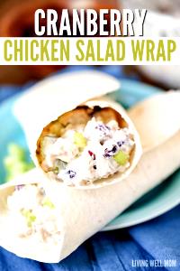 1 Serving Cranberry Chicken Wrap