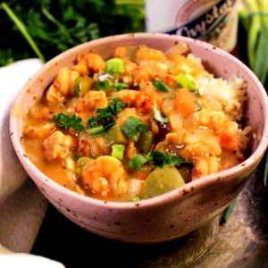 1 serving Crawfish Etouffee