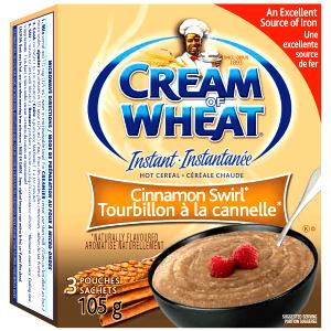 1 Serving Cream Of Wheat Cereal, Instant, Cinnamon Swirl