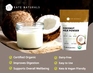 1 Serving Creamy Coconut Cooler - Soy Milk - 12 Oz.