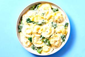 1 serving Creamy Spinach Ravioli