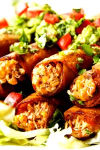 1 serving Crispy Chicken Flautas (Combo)