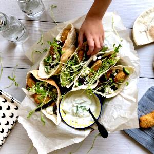 1 serving Crispy Chicken Pita Snack