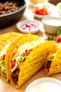 1 serving Crispy Corn Taco Shell Power Wagon - Ground Beef