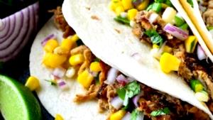 1 serving Crispy Corn Taco Shell Power Wagon - Pork