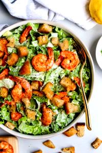 1 serving Crispy Shrimp Caesar Salad (Half)