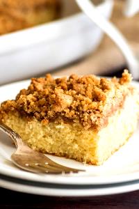 1 Serving Crumb Cake, Coffee