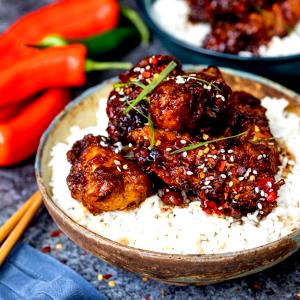 1 Serving Crunchy Chicken W/O Sauce