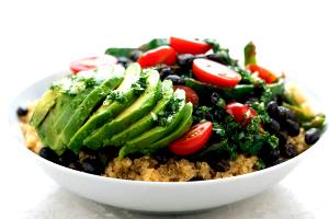 1 serving Cuban Avocado Black Bean Quinoa Bowl