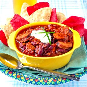 1 Serving Cup Of Sausage Chili