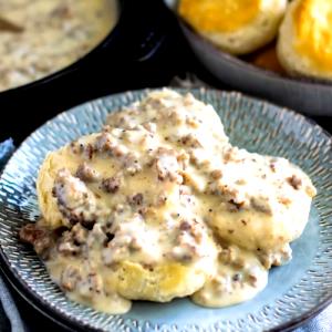 1 Serving Cup Of Sausage Gravy