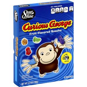 1 Serving Curious George Assorted Fruit Snacks