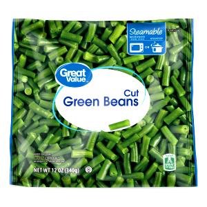 1 Serving Cut Green Beans Family Pack, Frozen Veggies