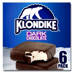 1 Serving Dark Chocolate Ice Cream Bar - 6 Pack