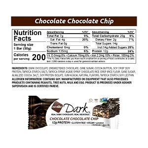 1 Serving Dark - Chocolate Chocolate Chip Nutrition Bar