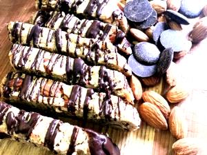 1 Serving Dark Chocolate Drizzled Chocolate Chip Almond Biscotti Classic Cookies