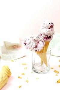 1 Serving Dark Sweet Cherry Ice Cream