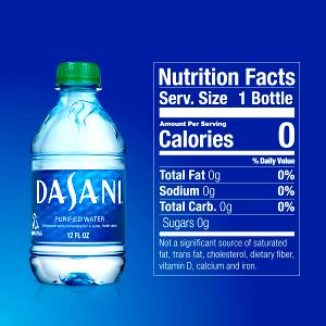 1 serving Dasani Water