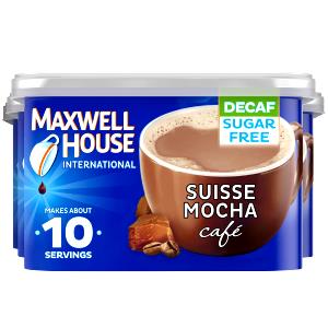 1 Serving Decaf Mocha With Sugar Free Flavor And Whip - Soy Milk - 12 Oz.
