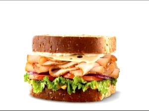 1 Serving Deli Turkey & Swiss