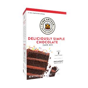 1 Serving Deliciously Simple Chocolate Cake Mix