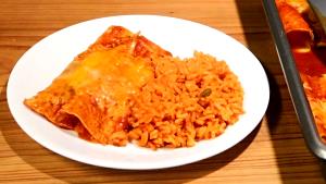 1 Serving Deluxe Enchilada - Cheese