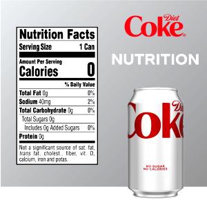1 Serving Diet Coke 12 Oz. Cup