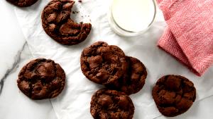 1 Serving Double Chocolate Chip Cookie Mix, Quick-Bake