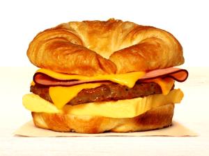 1 Serving Double Croissan