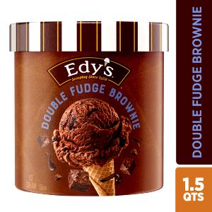 1 Serving Double Fudge Brownie Ice Cream - Fun Flavors
