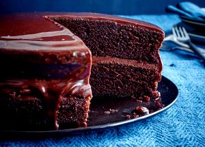 1 Serving Double Fudge Cake
