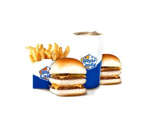 1 Serving Double White Castle Sandwich