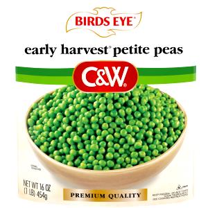 1 Serving Early Harvest Petite Peas (No Salt Added) (16 Oz)