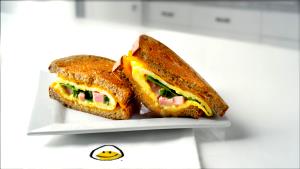 1 Serving Egg, Vegetarian Omelete Panini Sandwich
