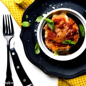 1 serving Eggplant Parmigiana (Dinner)