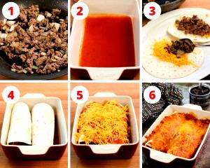 1 Serving Enchilada - Meat
