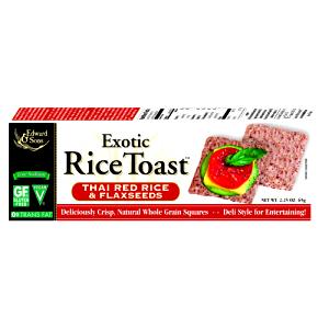 1 Serving Exotic Rice Toast - Thai Red Rice & Flaxseeds