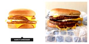 1 Serving Extreme Sausage Sandwich