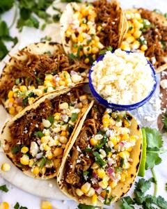 1 Serving Fajitas Carnitas W/Corn Tortillas