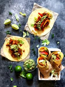 1 Serving Fajitas Chicken W/Corn Tortillas