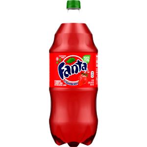 1 Serving Fanta Strawberry Soda Medium