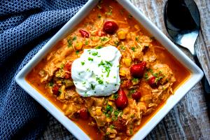 1 Serving Fire-Roasted Red Pepper Chicken Submarino