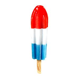 1 Serving Firecracker (Red, White And Blue) Ice Pops