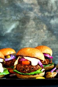 1 Serving Flame-Grilled Veggie Burger - Special Request Salad İnstead Of Fries