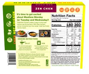 1 Serving Flavor Match Vegetarian Chicken