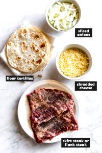1 serving Flour Tortilla Mini Masterpiece - Steak